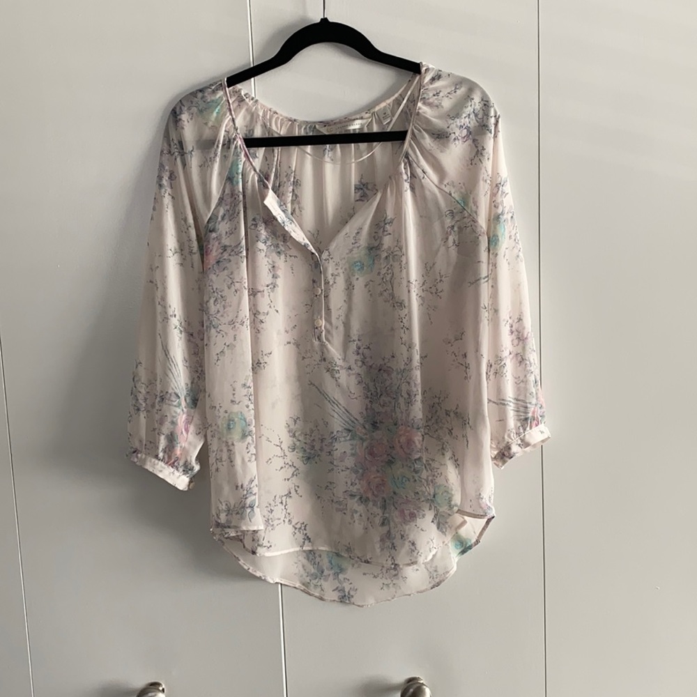 Lauren Conrad Sheer Top